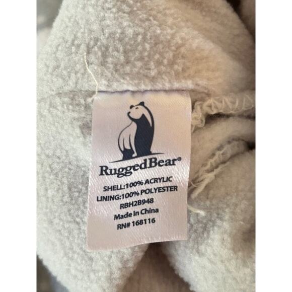 Infant 0–3M  Sleepers + Bear-Ear Knit Hat Gerber, Emily & Oliver, Rugged Bear - Picture 7 of 9